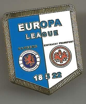 Pin EUROPA LEAGUE FINALE Glasgow Rangers- Eintracht Frankfurt